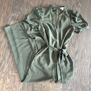 Olive Green Jumpsuit